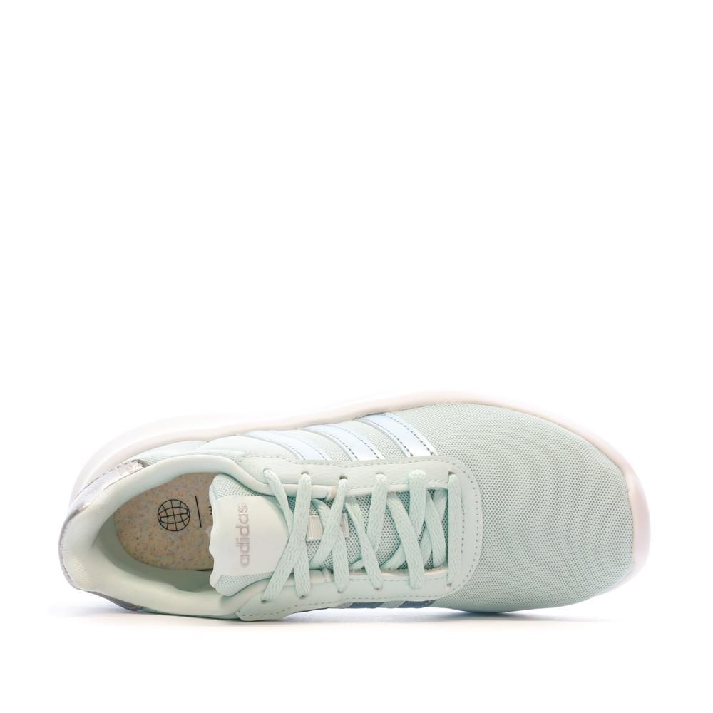 Baskets Bleu Femme Adidas Lite Racer 3.0 vue 4