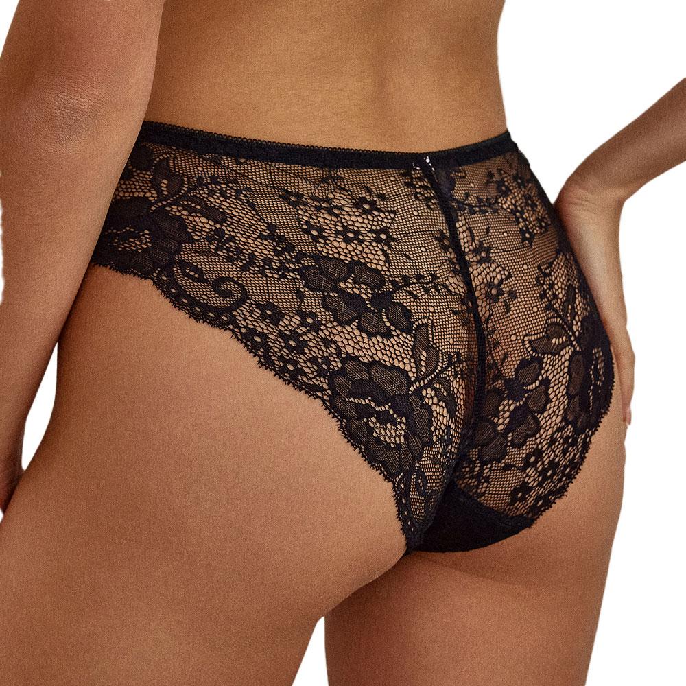 Tanga Noir Femme Les Petites Bombes Camelle vue 2