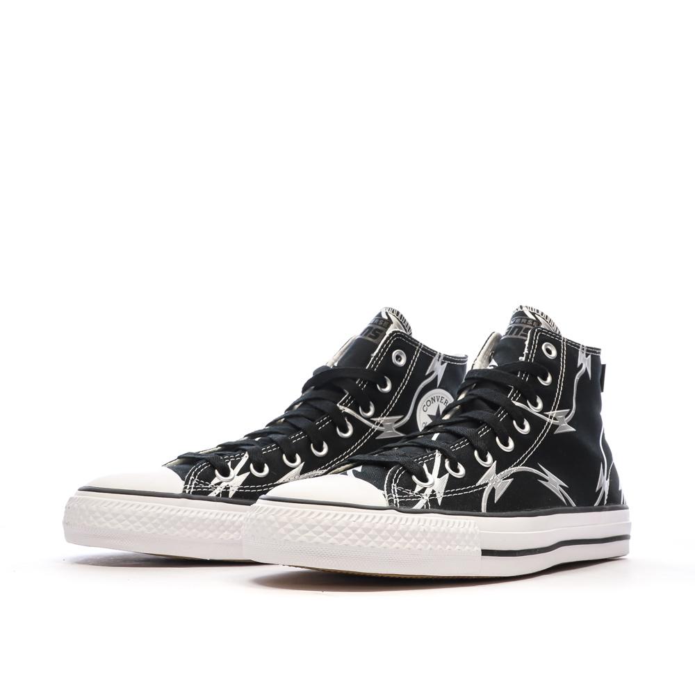 Baskets Noires Homme Converse Chuck Taylor All Star Pro A04372C vue 6