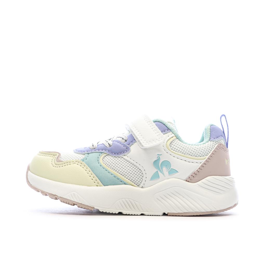 Baskets Blanches Fille Le Coq Sportif Lsc Runner pas cher