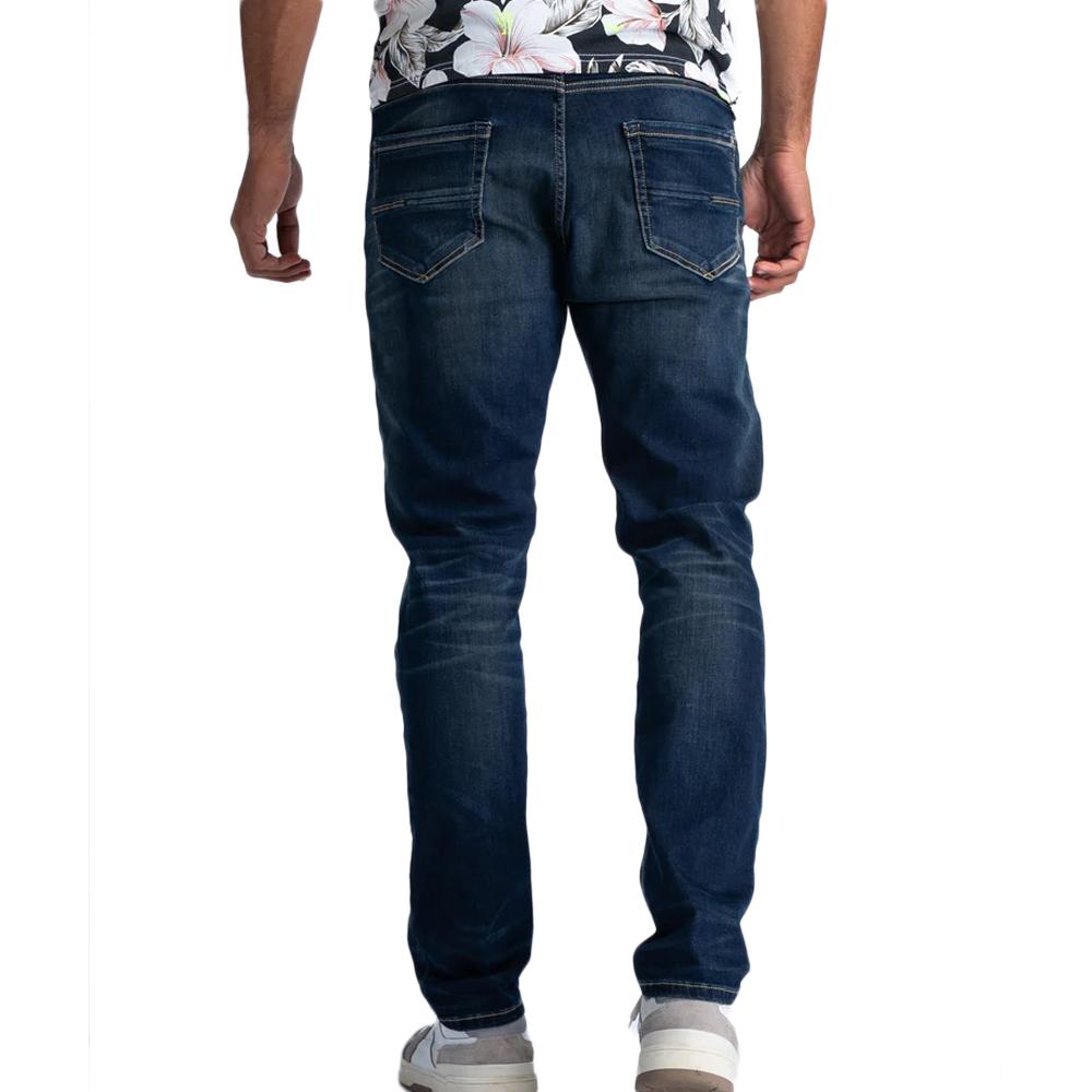 Jean Tapered Fit Bleu Homme Petrol Industries DNM014 vue 2