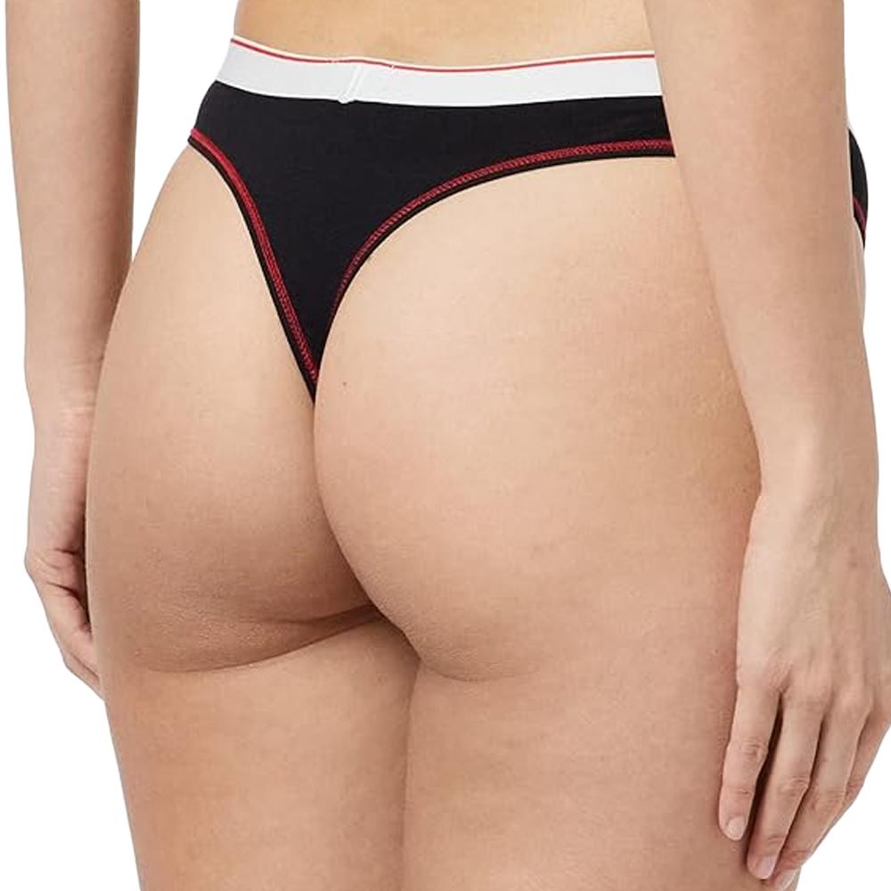String Noir/Rouge Femme Diesel Perizoma vue 2