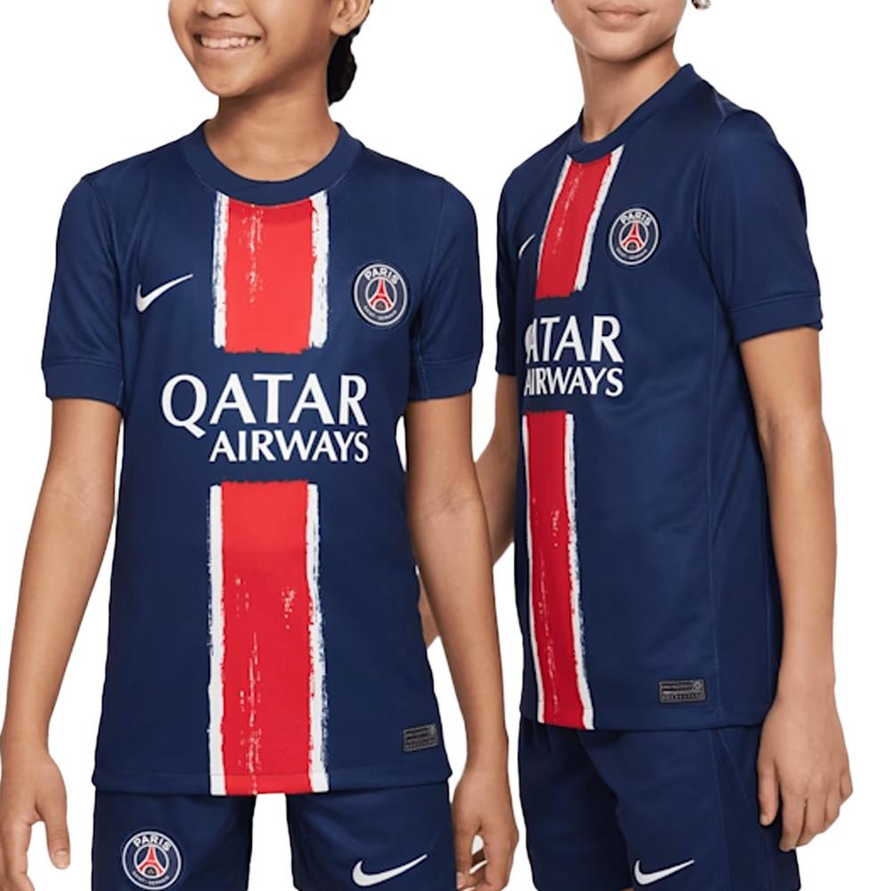 PSG Maillot Réplica Domicile Junior Nike 2024/2025 vue 3