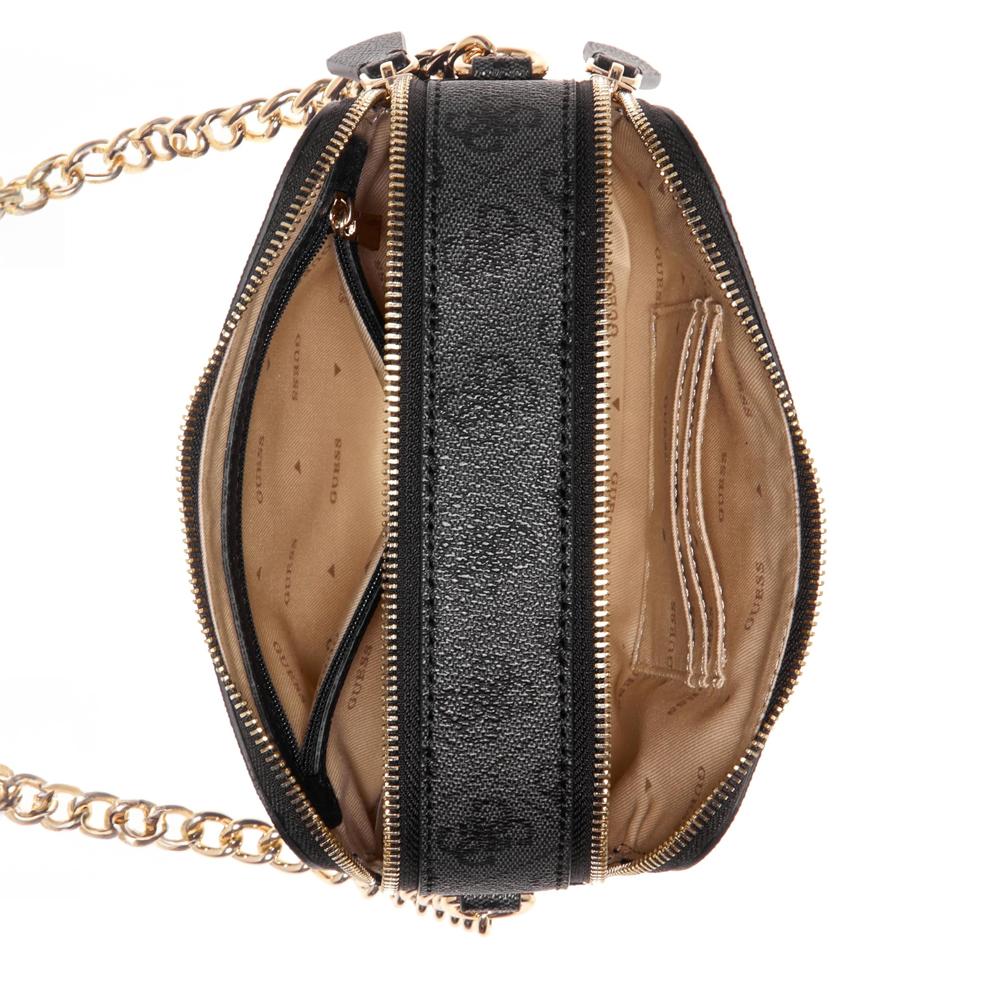 Sac à Bandoulière Noir Femme Guess Noelle vue 4