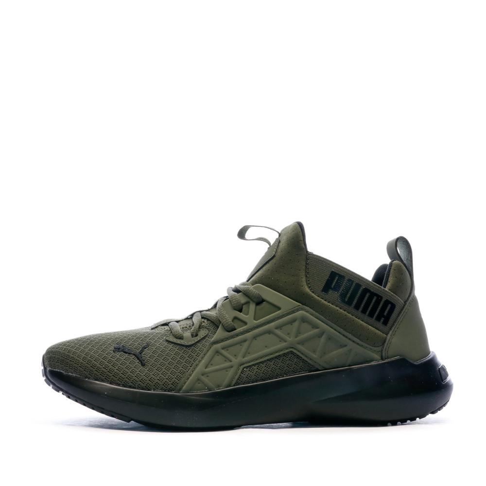 Baskets Kaki Homme Puma Softride Enzo pas cher