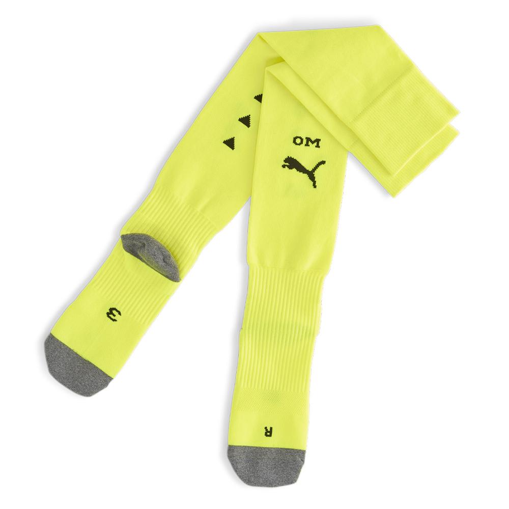 X1 Paire de Chaussette Jaune Puma Homme/Ado Team Om Stacked pas cher