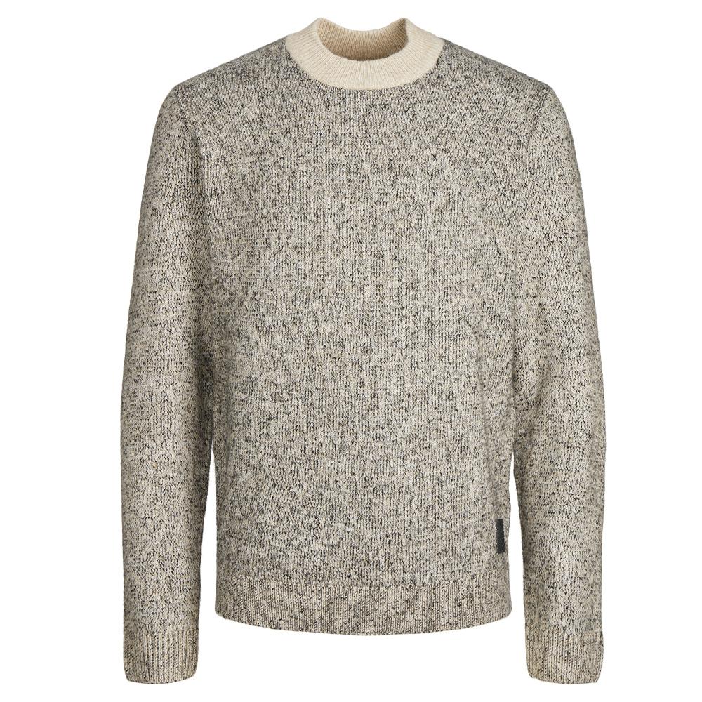 Pull Marron Homme Jack & Jones Space vue 3