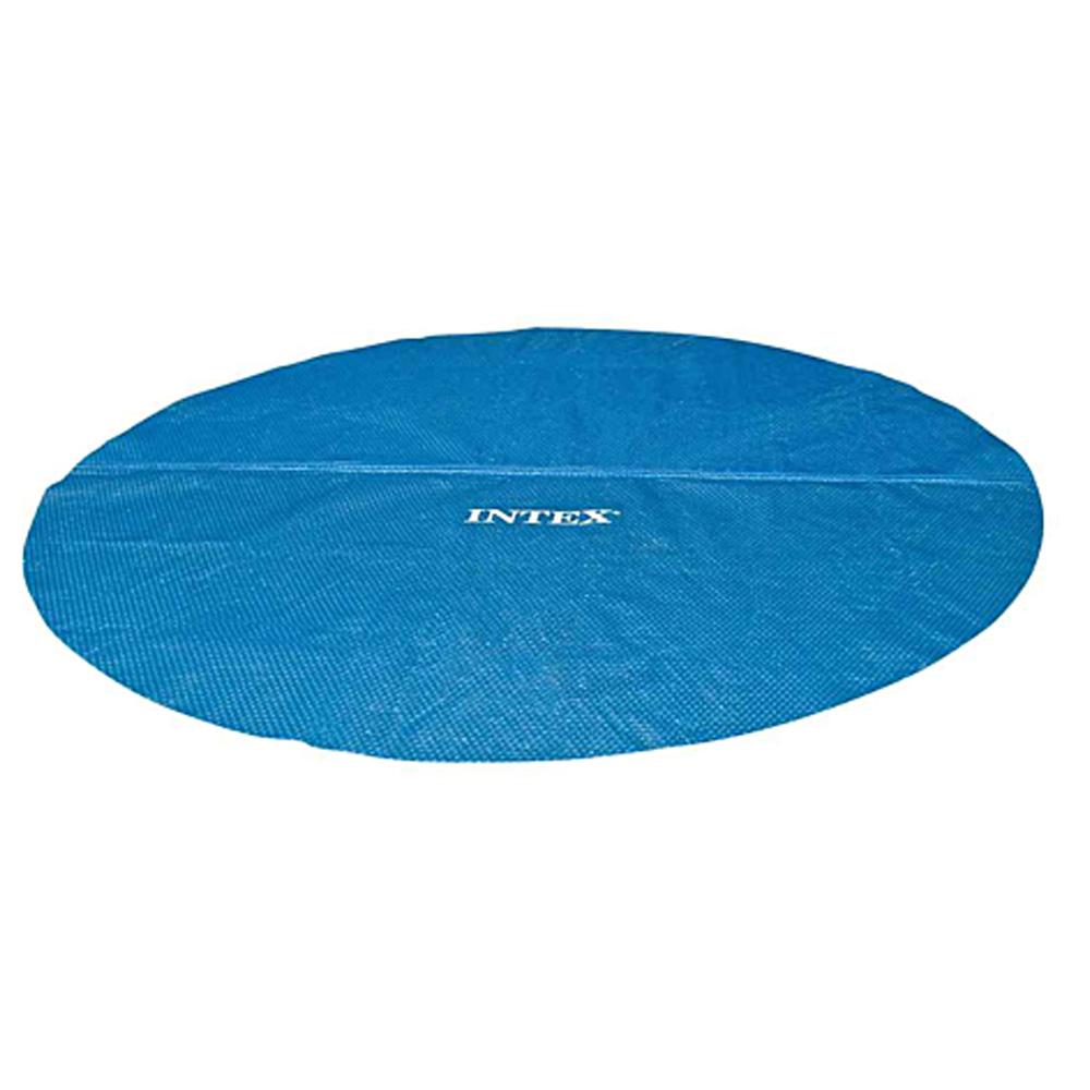 Runde blaue Luftpolsterfolie für Intex-Schwimmbecken Ansicht 3