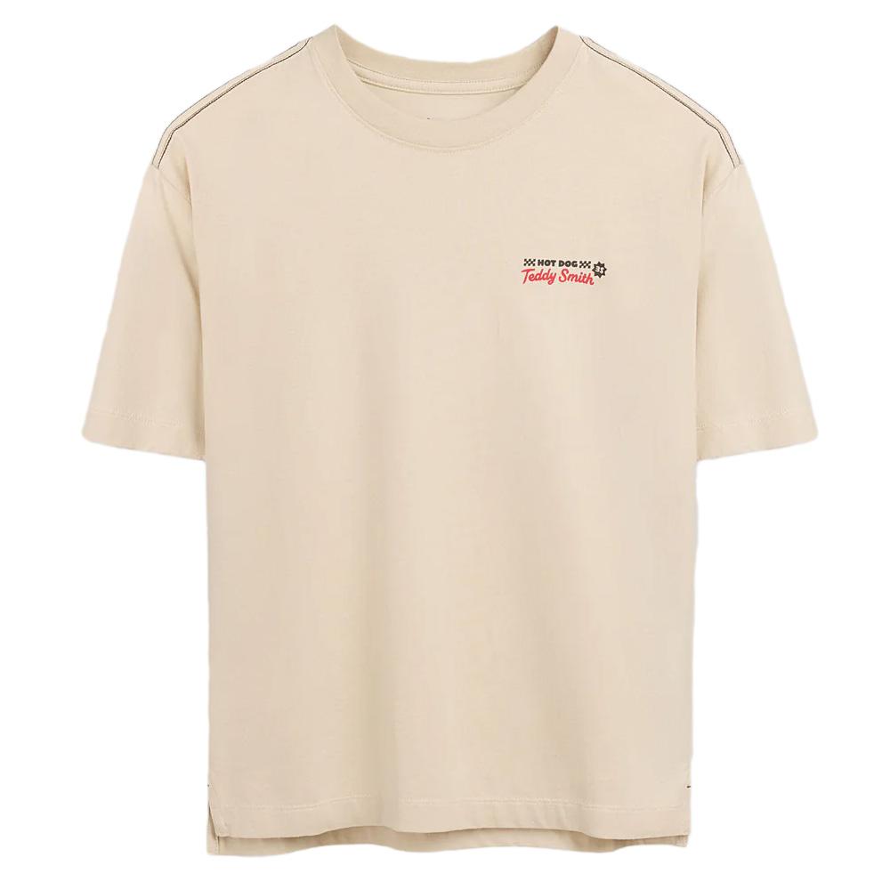 T-Shirt Beige Garçon Teddy Smith Tshade pas cher