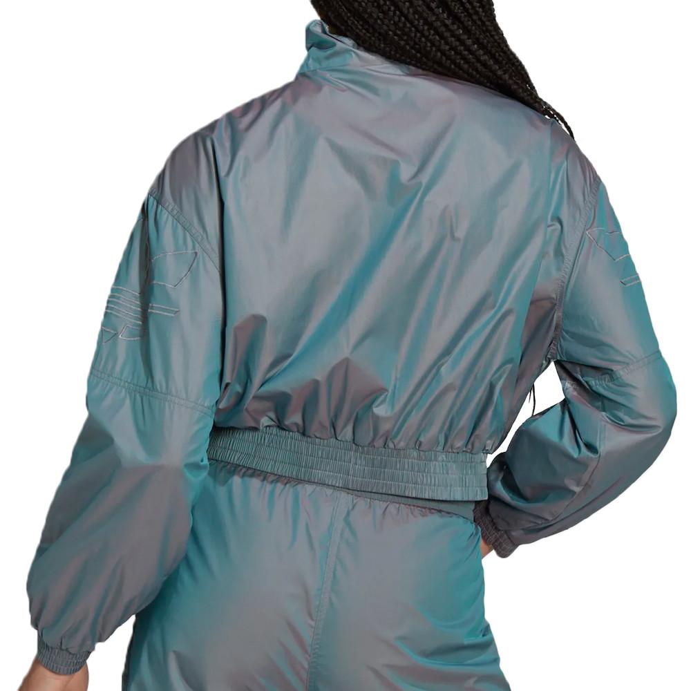 Veste zippé Irisé Femme Adidas Track vue 2