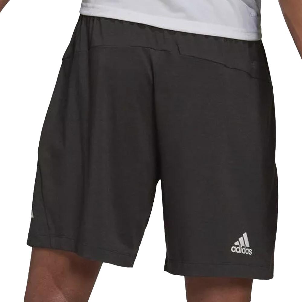 Short Noir Homme Adidas Ti 3bar vue 2