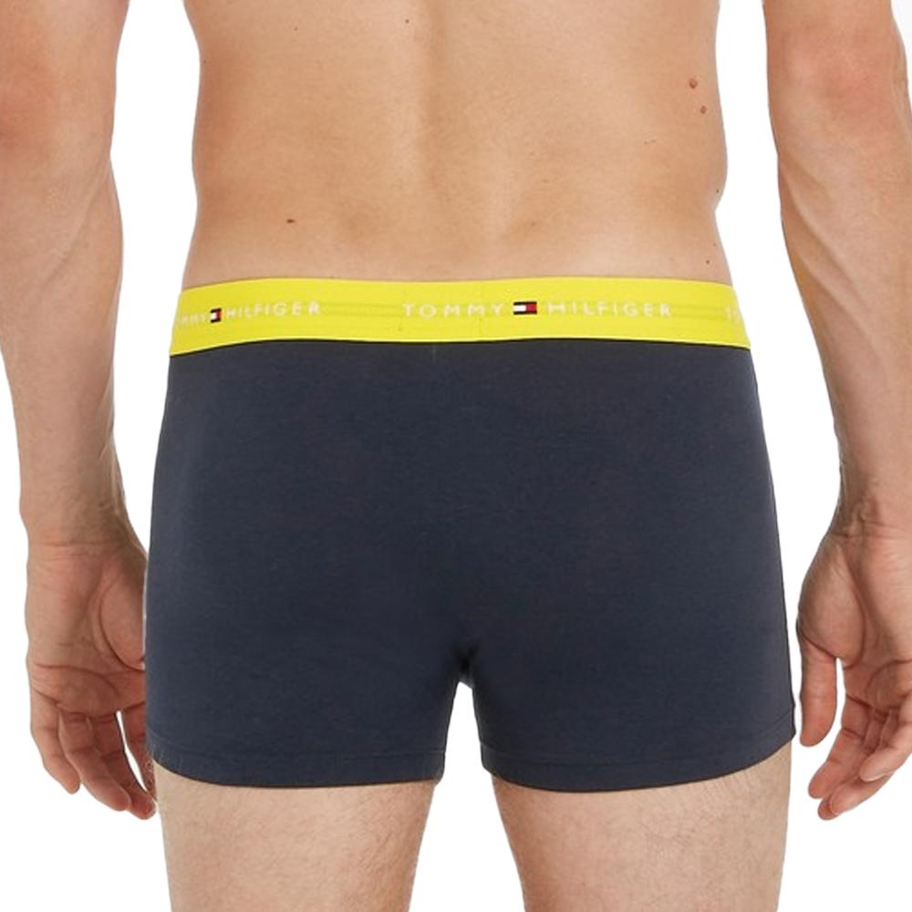 X3 Boxers Marine/Jaune Homme Tommy Hilfiger UM0UM02763 vue 3