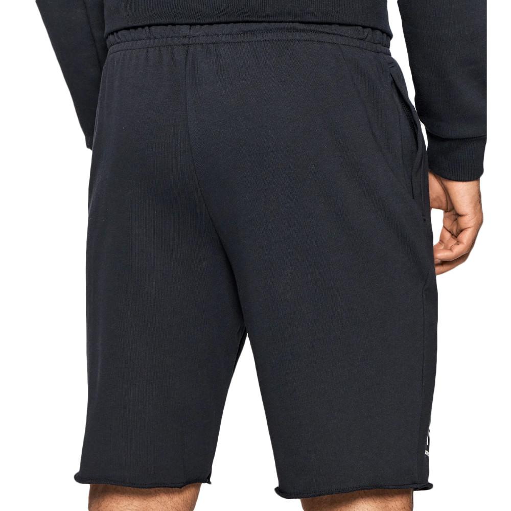 Short Noir Homme Under Armour Rival Terry vue 2