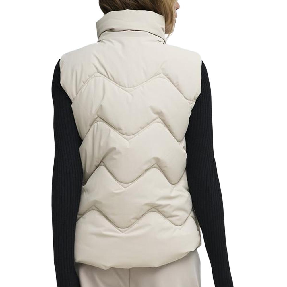 Doudoune sans manches Beige Femme JDY Power vue 2