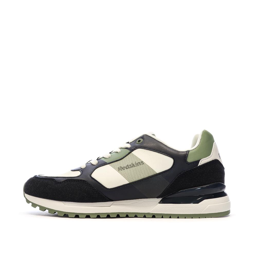 Baskets Marines/Vertes Homme Redskins Obvious pas cher