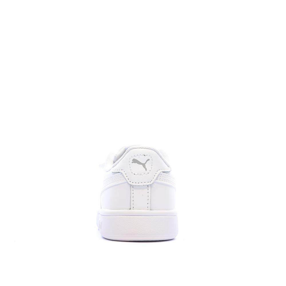 Baskets Blanc Mixte Puma Smash 3.0 vue 3