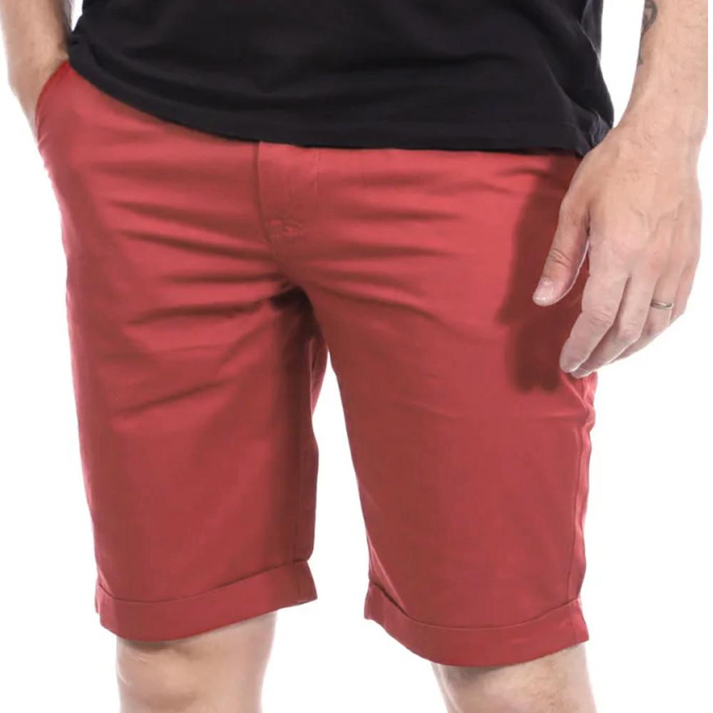 Short Chino Rouge/Orange Homme La Maison Blaggio Matt pas cher