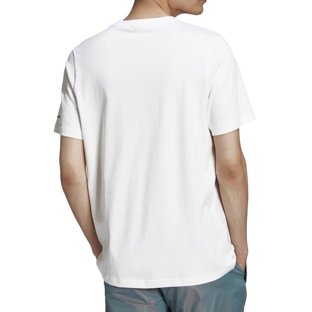 T-shirt Blanc Homme Adidas St Tee Hl vue 2
