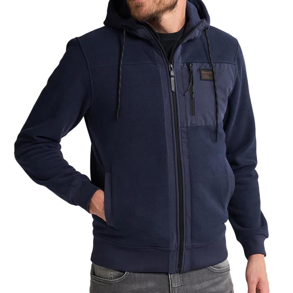 Sweat Marine Homme Petrol Industries Hoodeds pas cher