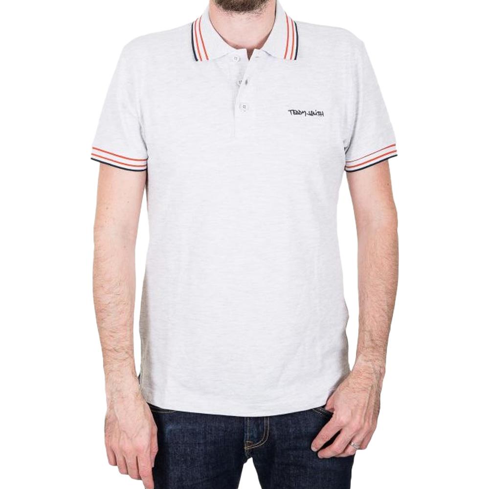 Polo Gris Homme Teddy Smith Pasian 11306339D pas cher