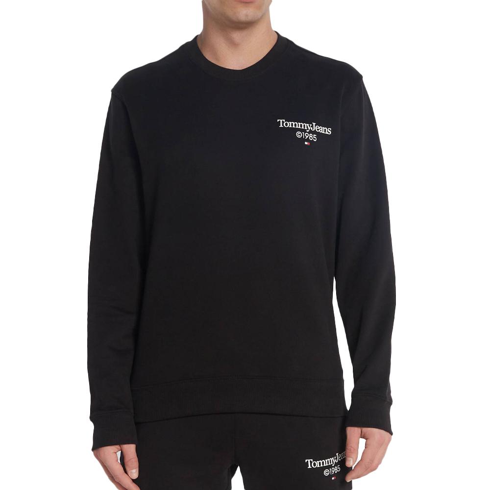 Sweat Noir Homme Tommy Hilfiger Entry pas cher