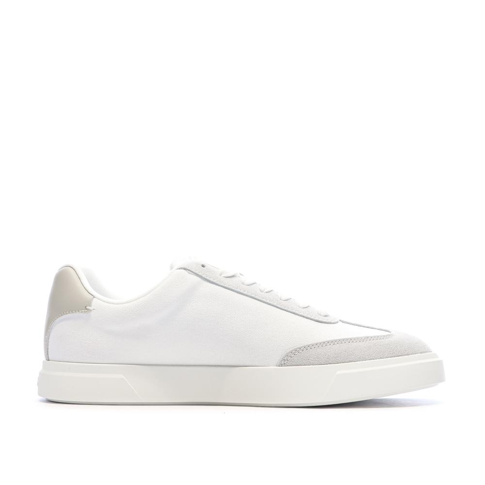 Baskets Blanches/Taupes Homme Calvin Klein Jeans Low Prof vue 2