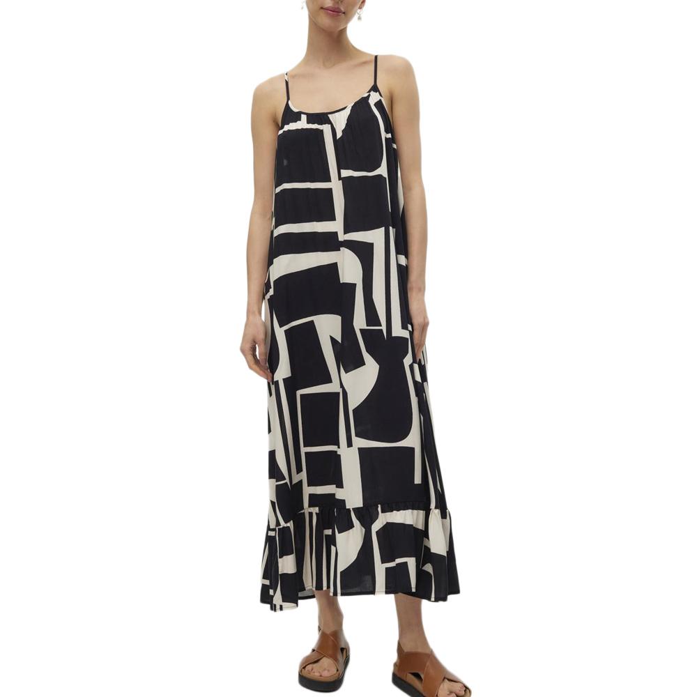 Women's black/beige dress Vero Moda Easy affordable