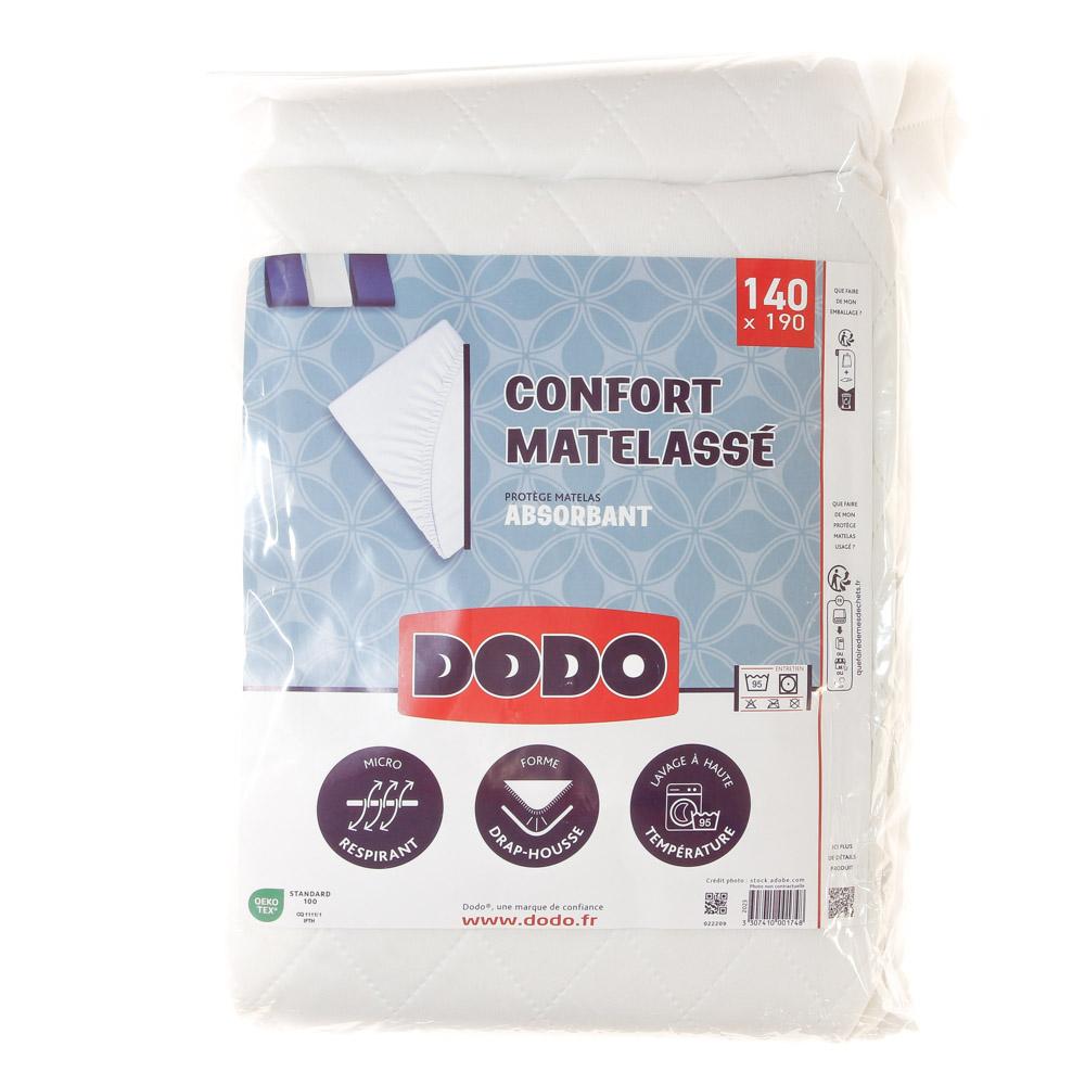 Protège Matelas Absorbant Blanc Dodo 140x90cm pas cher