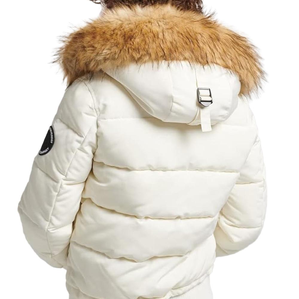 Doudoune Blanc Femme Superdry Everest vue 3