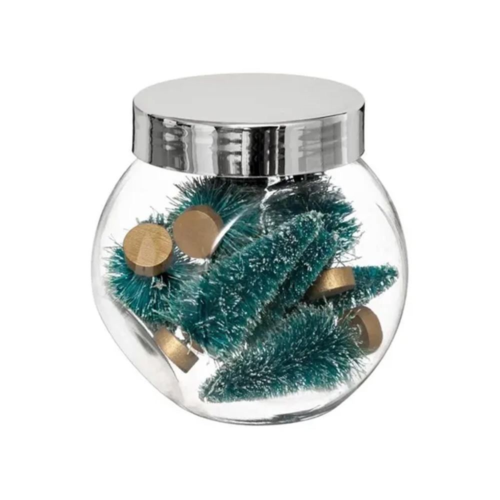 X12 Bocal Mini Sapins de Noël pour décoration de table Atmosphera pas cher