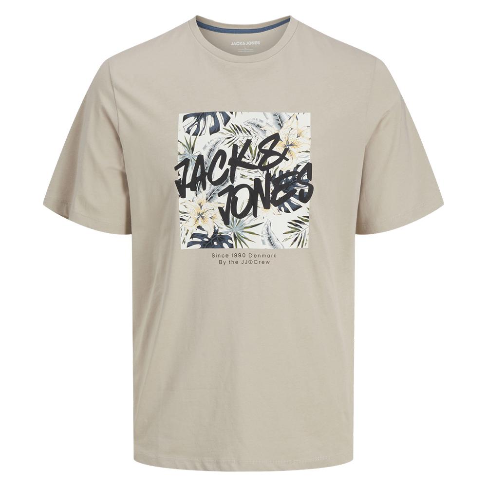 T-shirt Beige Homme Jack & Jones Hawaiitee pas cher