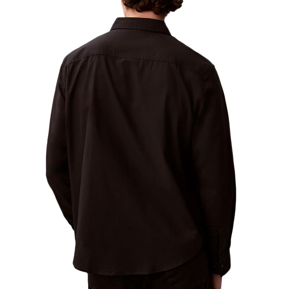 Chemise Noire Homme Calvin Klein Jeans Oxfords vue 2