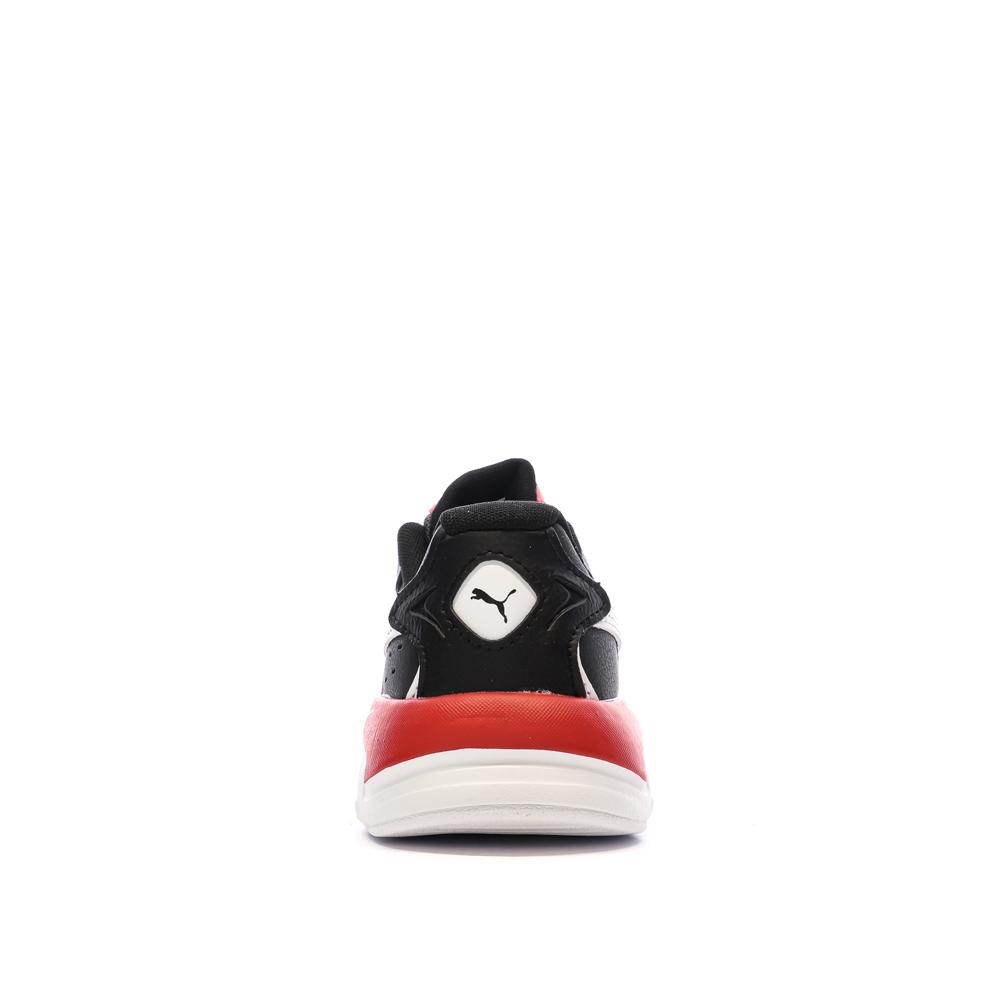 Baskets garçon Puma X-Ray Speed Gris/Blanc/Rouge – Performance et style vue 3
