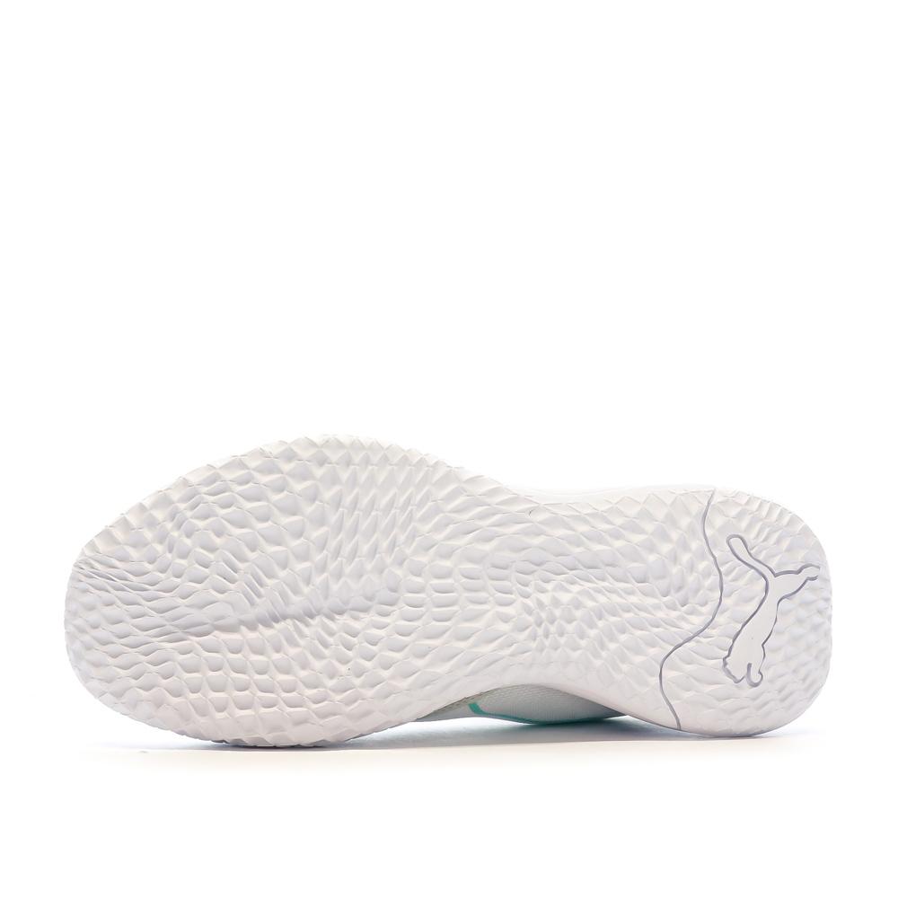 Baskets Blanches/Bleu/Noir Homme Puma Playmaker Pro vue 5