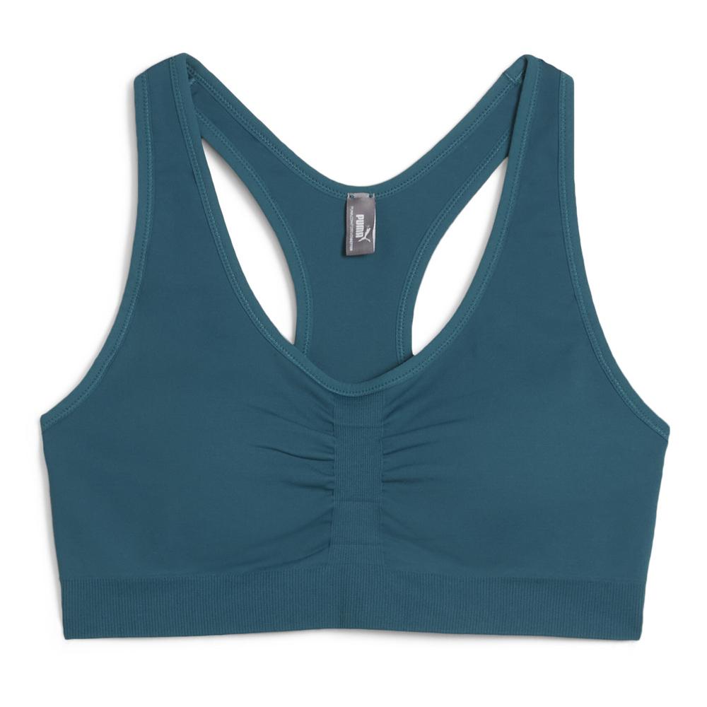 Brassière de Sport Bleu/Vert Femme Puma 4keeps Shapeluxe pas cher