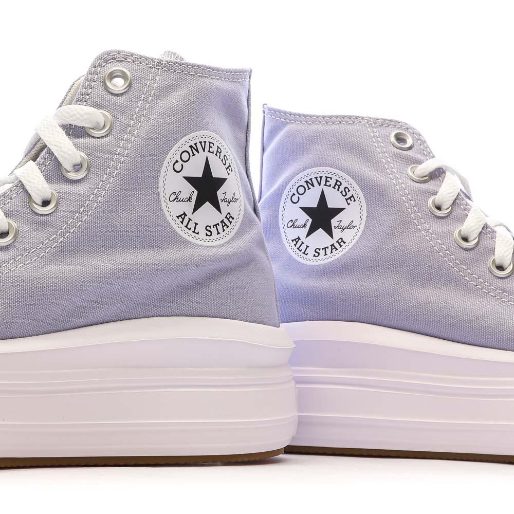 Baskets Lila Femme Converse All Star Move Platform vue 7