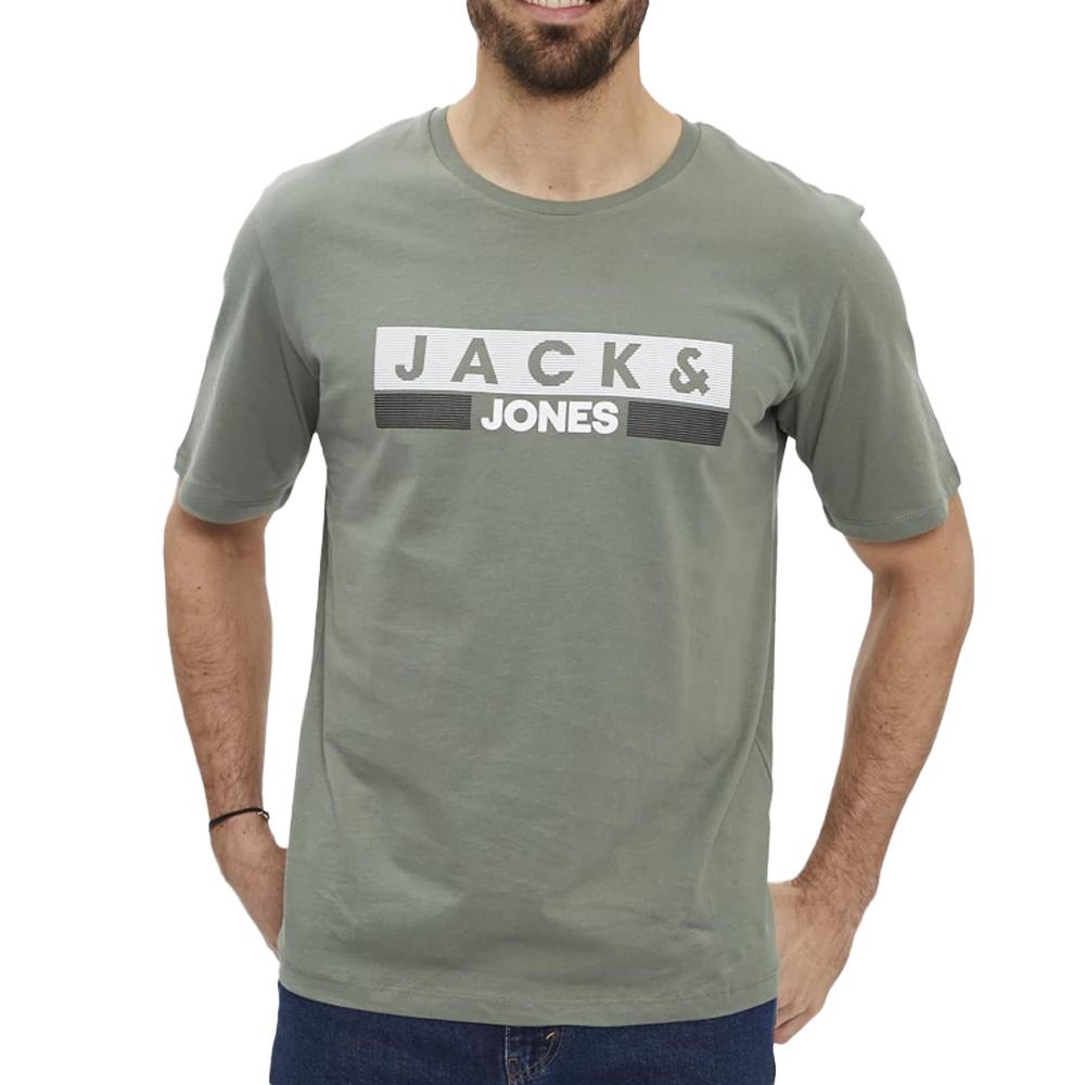 T-shirt Kaki Homme Jack & Jones Play pas cher