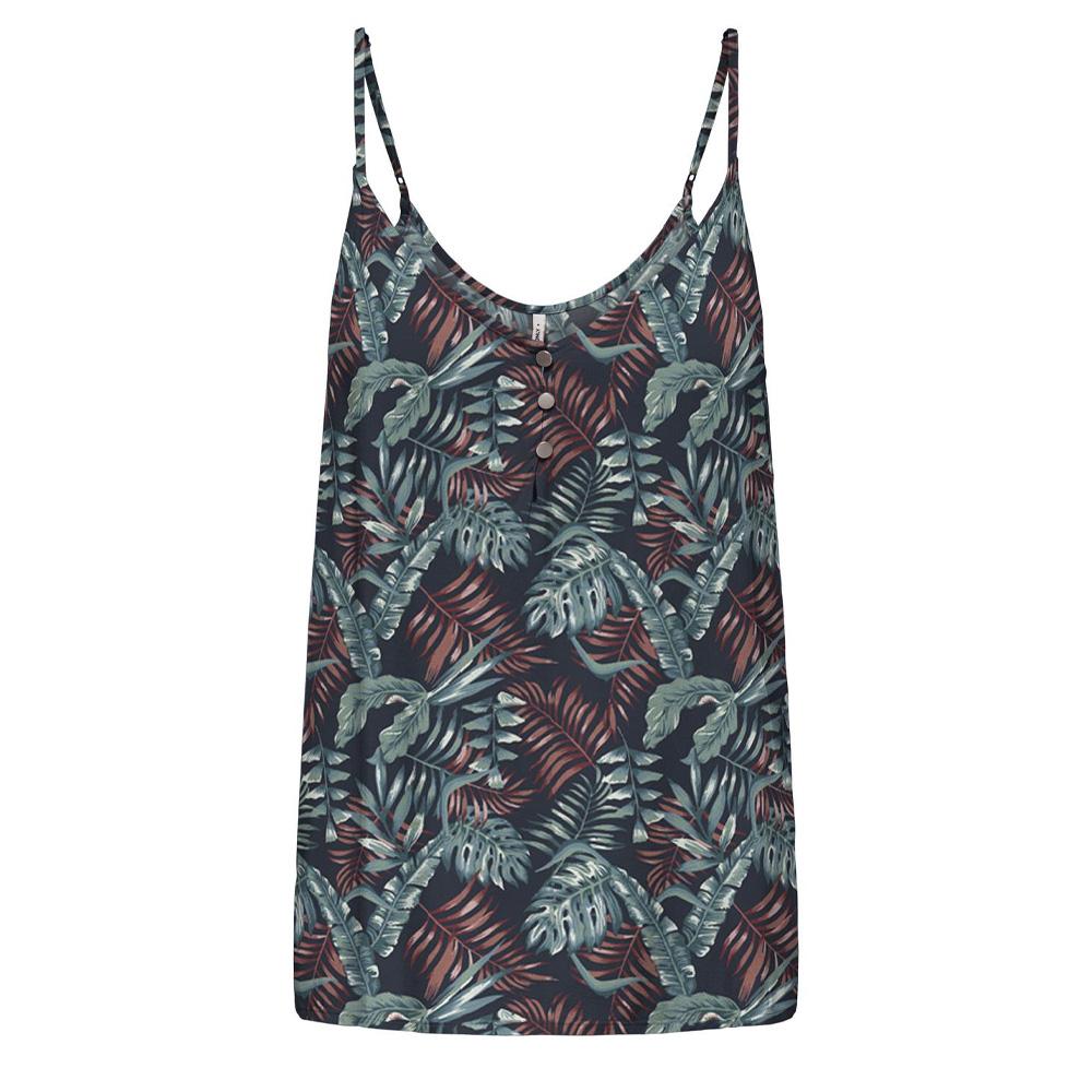 Débardeur Noir/Vert Femme Only Selina vue 2