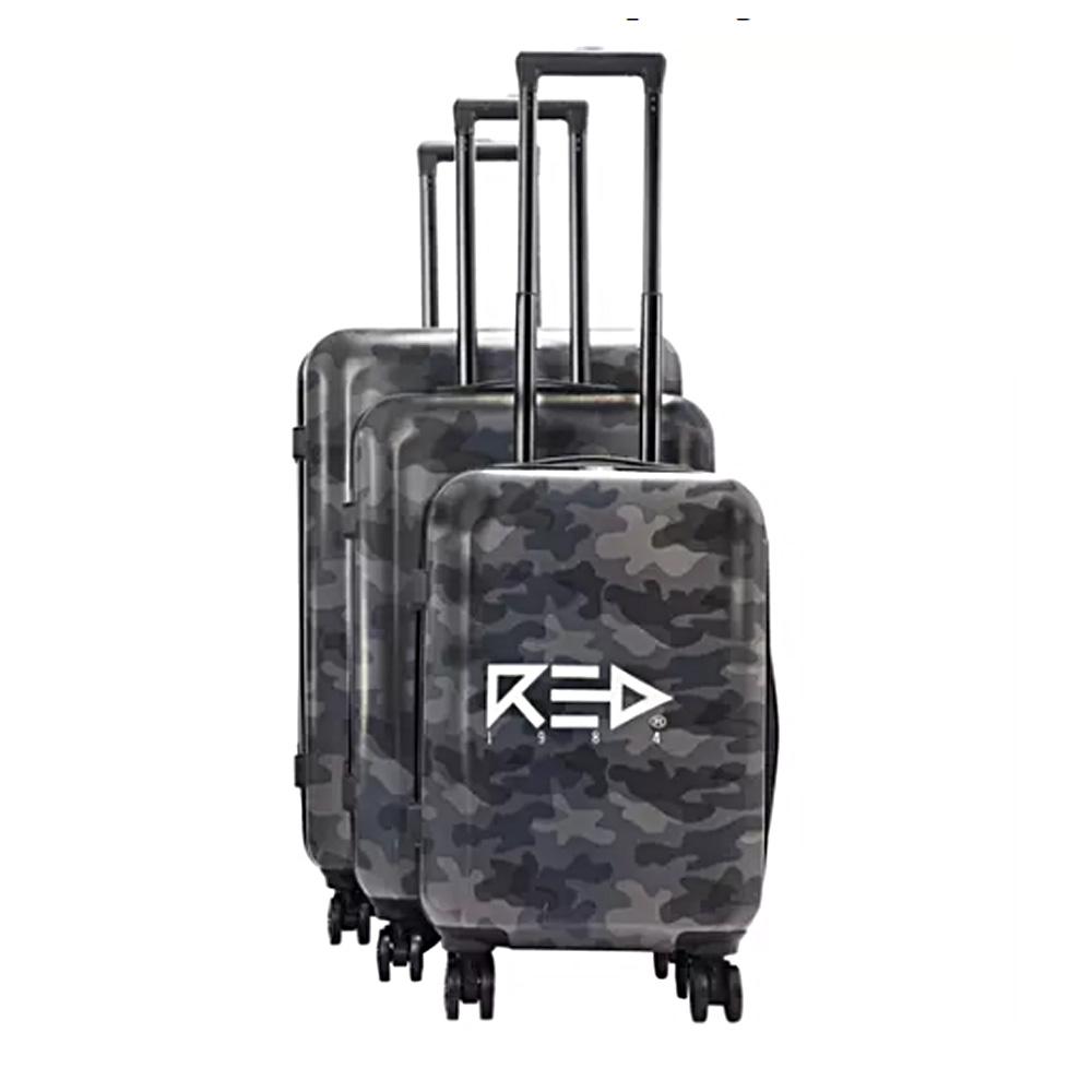Lot 3 Valises Noir/Gris Redskins CAM pas cher