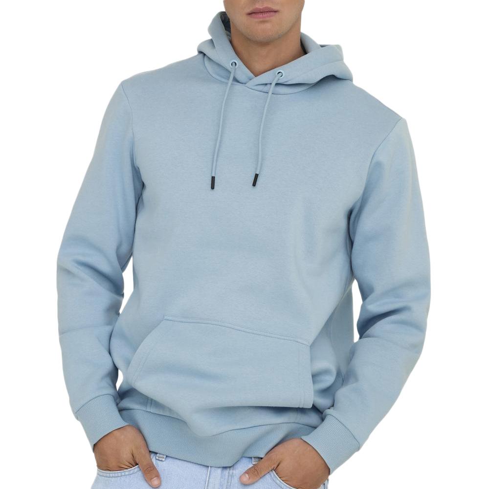 Sweat à Capuche Bleu Moyen Homme Only & Sons Ceres pas cher