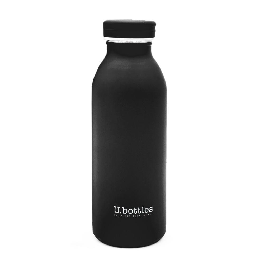 Bouteille Isotherme Noir U.Bottles City 450ml pas cher