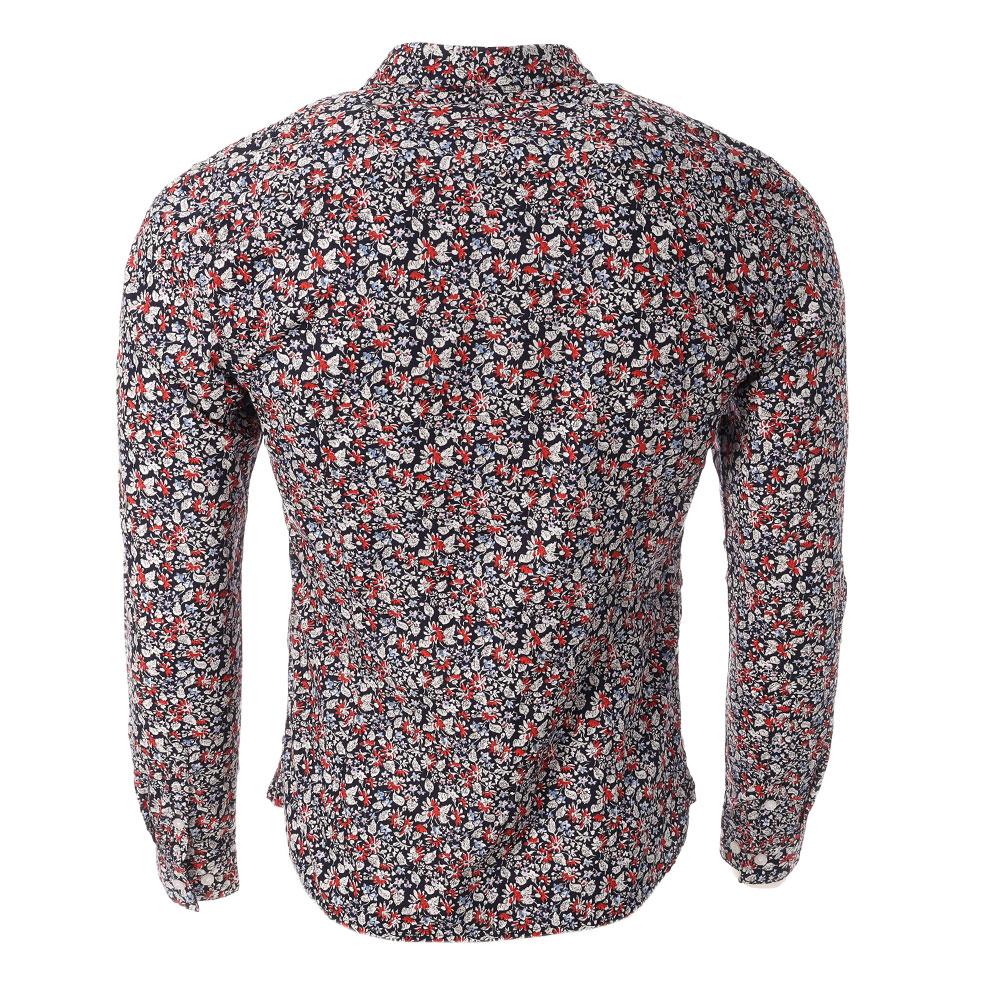 Chemises Marine/Rouge à Motifs Homme Teddy Smith Carton Ml vue 2