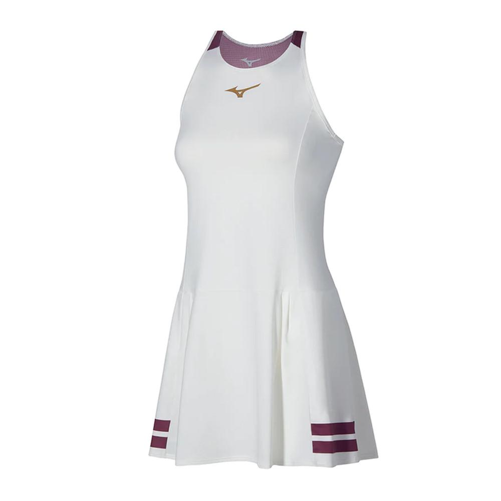 Robe de Tennis Blanches Femme Mizuno Printed pas cher