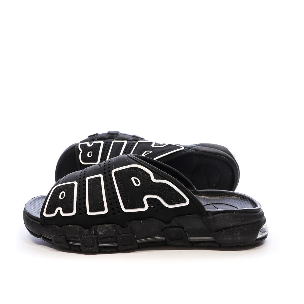 Claquettes Noires Homme Nike Air More Uptempo pas cher