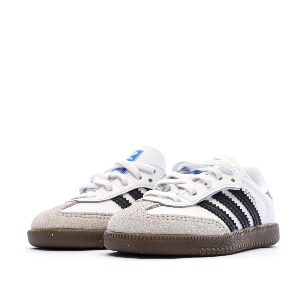 Zapatillas blancas para bebé/niño Adidas Samba OG Cf El I ver 6