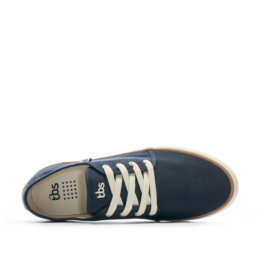 Baskets en Toile Bleu Homme TBS RUKKWAI vue 4