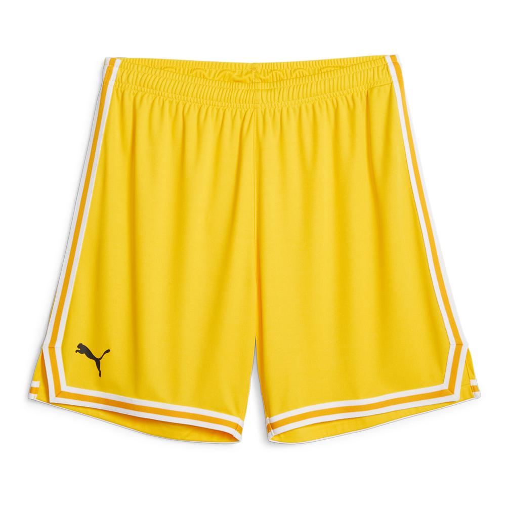 Short de Basketball Jaune Homme Puma Hoops Team Game Short pas cher
