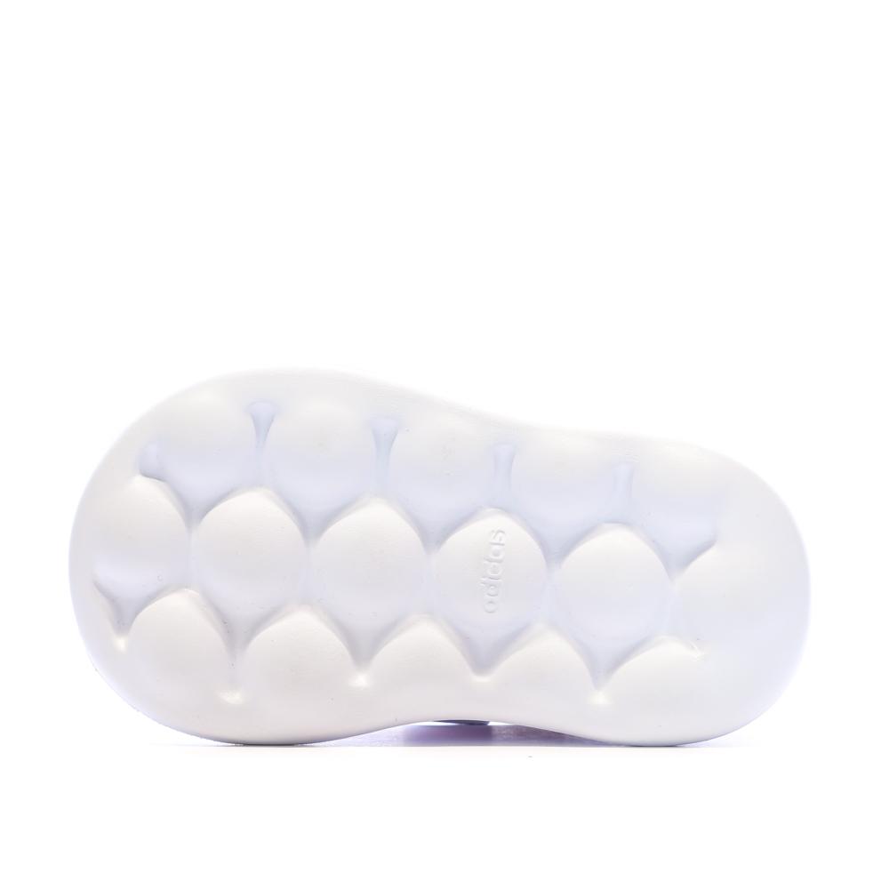 Baskets Blanches/Roses Bébé Fille Adidas Grand Court 2.0 vue 5
