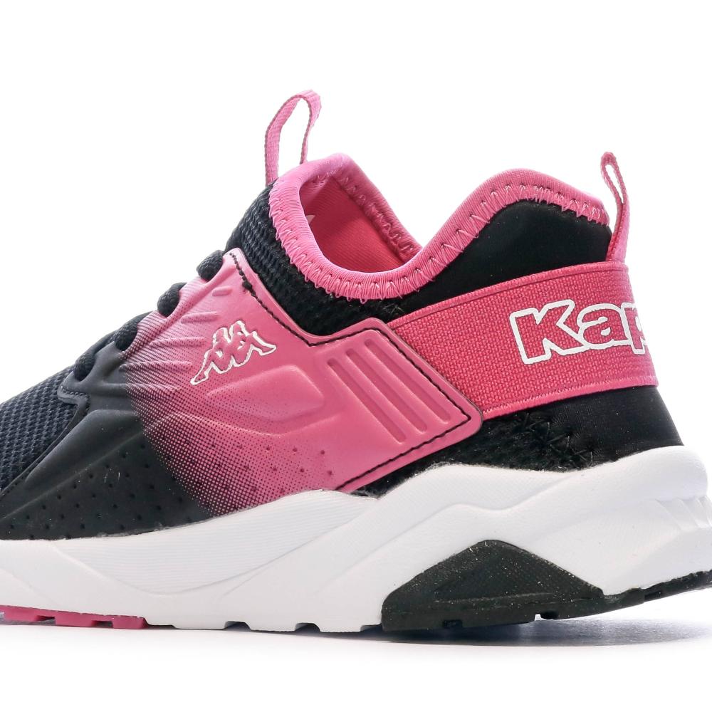 Baskets Noir/Rose Fille Kappa San Puerto vue 7