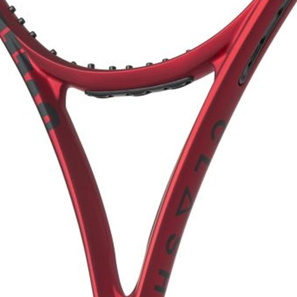 Raquette de Tennis Rouge/Noir Wilson Clash 100 V2.0 vue 3